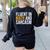 Fluent In Math And Sarcasm Teacher Women's Sweatshirt Back Print Black Fluent In Math And Sarcasm Teacher Women's Sweatshirt Back Print Black