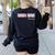 Fourth Grade Team 4th Grade Teacher Girls Boys Women's Sweatshirt Back Print Black