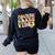 Fourth Grade Vibes Hello Team 4th Grade Teacher Kids Retro Women's Sweatshirt Back Print Black Fourth Grade Vibes Hello Team 4th Grade Teacher Kids Retro Women's Sweatshirt Back Print Black