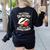 Front Office Teacher Admin Mother I'm A School Secretary Women's Sweatshirt Back Print Black