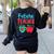 Future Teacher Education Student Women's Sweatshirt Back Print Black Future Teacher Education Student Women's Sweatshirt Back Print Black