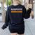 Germany Vintage Women's Sweatshirt Back Print Black