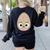 Good Egg Teacher Halloween Costume Group The Shel Egg Women's Sweatshirt Back Print Black Good Egg Teacher Halloween Costume Group The Shel Egg Women's Sweatshirt Back Print Black