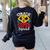 Grade K Super Squad Superhero Kindergarten Teacher Team Women's Sweatshirt Back Print Black Grade K Super Squad Superhero Kindergarten Teacher Team Women's Sweatshirt Back Print Black