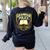 Grammar Police To Serve And Correct English Teacher Women's Sweatshirt Back Print Black Grammar Police To Serve And Correct English Teacher Women's Sweatshirt Back Print Black