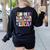 Groovy In My Behavior Specialist Era Behavior Teachers Women's Sweatshirt Back Print Black Groovy In My Behavior Specialist Era Behavior Teachers Women's Sweatshirt Back Print Black