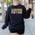 Groovy Retro School Psych Teacher School Psychologist For Men Women Girls Kids Women's Sweatshirt Back Print Black