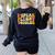 Groovy I Speak Fluent Toddler Daycare Provider Teacher Women's Sweatshirt Back Print Black Groovy I Speak Fluent Toddler Daycare Provider Teacher Women's Sweatshirt Back Print Black