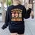 Groovy Thanksgiving With My Gnomie Women Teacher Fall Gnome Women's Sweatshirt Back Print Black Groovy Thanksgiving With My Gnomie Women Teacher Fall Gnome Women's Sweatshirt Back Print Black