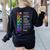 Growth Mindset Positive Motivational Classroom Teacher Learn Women's Sweatshirt Back Print Black Growth Mindset Positive Motivational Classroom Teacher Learn Women's Sweatshirt Back Print Black