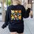 Growth Not Perfection Abstract Florals SPED Teacher Women's Sweatshirt Back Print Black Growth Not Perfection Abstract Florals SPED Teacher Women's Sweatshirt Back Print Black