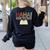 Ha Ha Made You Read Reading Teacher Teaching Women's Sweatshirt Back Print Black