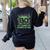 Halloween 67 Meme Science Chemistry Teacher Periodic Table Women's Sweatshirt Back Print Black