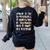 Halloween Alphabet ABCs Learning Kindergarten Teacher Men Women Kids Women's Sweatshirt Back Print Black