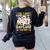 Halloween You Can't Scare Me I'm a Daycare Teacher Ghost Women's Sweatshirt Back Print Black Halloween You Can't Scare Me I'm a Daycare Teacher Ghost Women's Sweatshirt Back Print Black