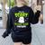 Halloween This Is My Scary Preschool Teacher Custome For Men Women Kids Women's Sweatshirt Back Print Black