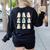 Halloween Science Teacher Student Ghost Laboratory Men Women Women's Sweatshirt Back Print Black Halloween Science Teacher Student Ghost Laboratory Men Women Women's Sweatshirt Back Print Black