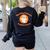 Halloween Teacher Crew Spooky Season Retro Ghost Women's Sweatshirt Back Print Black Halloween Teacher Crew Spooky Season Retro Ghost Women's Sweatshirt Back Print Black