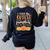 Halloween Teacher I Teach The Cutest Pumpkins In The Patch Women's Sweatshirt Back Print Black Halloween Teacher I Teach The Cutest Pumpkins In The Patch Women's Sweatshirt Back Print Black