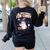 Halloween Teacher Trade Students For Candy Costume Women Women's Sweatshirt Back Print Black