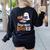 Halloween Teacher Women Cute Reading Ghost Read More Books Women's Sweatshirt Back Print Black Halloween Teacher Women Cute Reading Ghost Read More Books Women's Sweatshirt Back Print Black