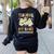 Halloween Teaching My Boos Cute Ghost Teacher Life Costume Women's Sweatshirt Back Print Black Halloween Teaching My Boos Cute Ghost Teacher Life Costume Women's Sweatshirt Back Print Black