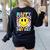 Happy Dot Day Shirts Teacher Student Girls Kids Smile Face Women's Sweatshirt Back Print Black Happy Dot Day Shirts Teacher Student Girls Kids Smile Face Women's Sweatshirt Back Print Black