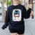 Happy Fri-Yay Friday Teacher Life Happy Friday Women's Sweatshirt Back Print Black