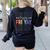 Happy Fri Yay Teacher Friday Saying Women's Sweatshirt Back Print Black Happy Fri Yay Teacher Friday Saying Women's Sweatshirt Back Print Black