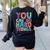 You Can Do Hard Things School Student Teachers Women's Sweatshirt Back Print Black You Can Do Hard Things School Student Teachers Women's Sweatshirt Back Print Black
