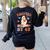Haunted By 67 Boo Ghost Teacher 6 7 Halloween Costume Women's Sweatshirt Back Print Black Haunted By 67 Boo Ghost Teacher 6 7 Halloween Costume Women's Sweatshirt Back Print Black