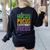 Hocus Pocus Everybody Focus Teacher Halloween Women's Sweatshirt Back Print Black Hocus Pocus Everybody Focus Teacher Halloween Women's Sweatshirt Back Print Black