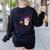 Hocus Pocus I Need Coffee To Focus Halloween Teacher Women's Sweatshirt Back Print Black