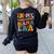 In My Homeschool Mama Era Mom Teacher Women's Sweatshirt Back Print Black In My Homeschool Mama Era Mom Teacher Women's Sweatshirt Back Print Black