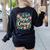 House Of Courage Flowers RCA School Teacher Student Tee Women's Sweatshirt Back Print Black House Of Courage Flowers RCA School Teacher Student Tee Women's Sweatshirt Back Print Black