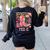 Howdy Pre-K Cowgirls Teacher Back To School Women's Sweatshirt Back Print Black Howdy Pre-K Cowgirls Teacher Back To School Women's Sweatshirt Back Print Black