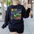 We Are Hungry For Learning Teacher Life Back To School Women's Sweatshirt Back Print Black We Are Hungry For Learning Teacher Life Back To School Women's Sweatshirt Back Print Black