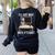 I'Ll Just Wait Until It's Quiet Skeleton Teacher Halloween Women's Sweatshirt Back Print Black I'Ll Just Wait Until It's Quiet Skeleton Teacher Halloween Women's Sweatshirt Back Print Black