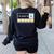 I'm Working For Christmas Break 5 Star Winter Teacher Stars Women's Sweatshirt Back Print Black