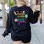 The Influence Of A Good Teacher Can Never Be Erased Quote Women's Sweatshirt Back Print Black The Influence Of A Good Teacher Can Never Be Erased Quote Women's Sweatshirt Back Print Black