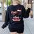 It's Cool To Be a Infant Teacher Snowman Winter Christmas Women's Sweatshirt Back Print Black It's Cool To Be a Infant Teacher Snowman Winter Christmas Women's Sweatshirt Back Print Black