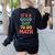 It's A Good Day To Do Math Retro Math Teacher Student Women's Sweatshirt Back Print Black It's A Good Day To Do Math Retro Math Teacher Student Women's Sweatshirt Back Print Black