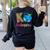 K Is For Kindergarten Teacher Tie Dye Back To School Kinder For Men Women Girls Kids Women's Sweatshirt Back Print Black