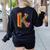 K Is For Kindness Unity Day Teacher Kids Women's Sweatshirt Back Print Black K Is For Kindness Unity Day Teacher Kids Women's Sweatshirt Back Print Black