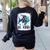 Be Kind Rainbow Fish Teacher Life Back To School Teaching Men Women Women's Sweatshirt Back Print Black Be Kind Rainbow Fish Teacher Life Back To School Teaching Men Women Women's Sweatshirt Back Print Black