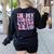 In My Kindergarten Era Teacher Kids Back To School Kinder Women's Sweatshirt Back Print Black In My Kindergarten Era Teacher Kids Back To School Kinder Women's Sweatshirt Back Print Black