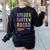 KINDERGARTEN ROCKS Teacher Crew Rock Star Kinder Team Women's Sweatshirt Back Print Black KINDERGARTEN ROCKS Teacher Crew Rock Star Kinder Team Women's Sweatshirt Back Print Black