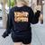 Kindergarten Teacher Fall Pumpkin Autumn Cute Women's Sweatshirt Back Print Black Kindergarten Teacher Fall Pumpkin Autumn Cute Women's Sweatshirt Back Print Black
