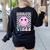 Kindergarten Vibes First Day Of School Kindergarten Teacher Women's Sweatshirt Back Print Black Kindergarten Vibes First Day Of School Kindergarten Teacher Women's Sweatshirt Back Print Black