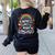 Kindness Comes In Many Languages ESL English Teacher Women's Sweatshirt Back Print Black Kindness Comes In Many Languages ESL English Teacher Women's Sweatshirt Back Print Black